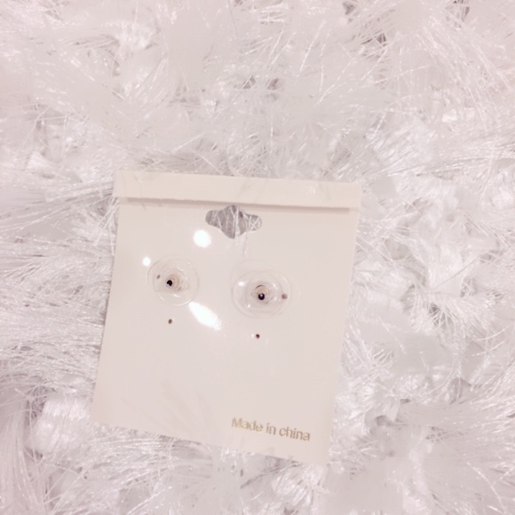 Swirl Dark Gray Punk Earrings - Picture 4 of 4